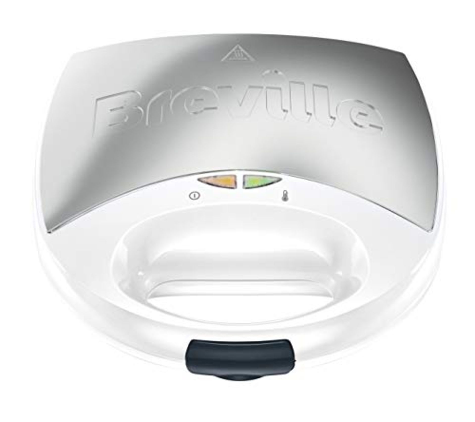 Breville VST083 Sandwich Toaster and Toastie Maker, 2-Slice, Non-Stick, 750 W, White a