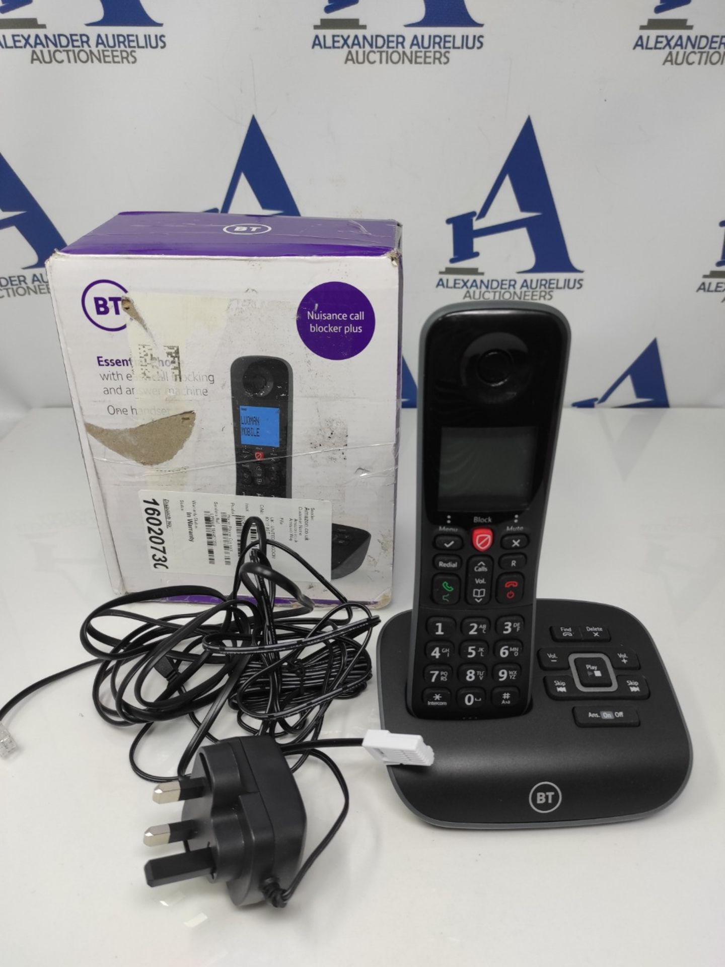 BT Essential Cordless Landline House Phone with Nuisance Call Blocker, Digital Answer - Bild 2 aus 2