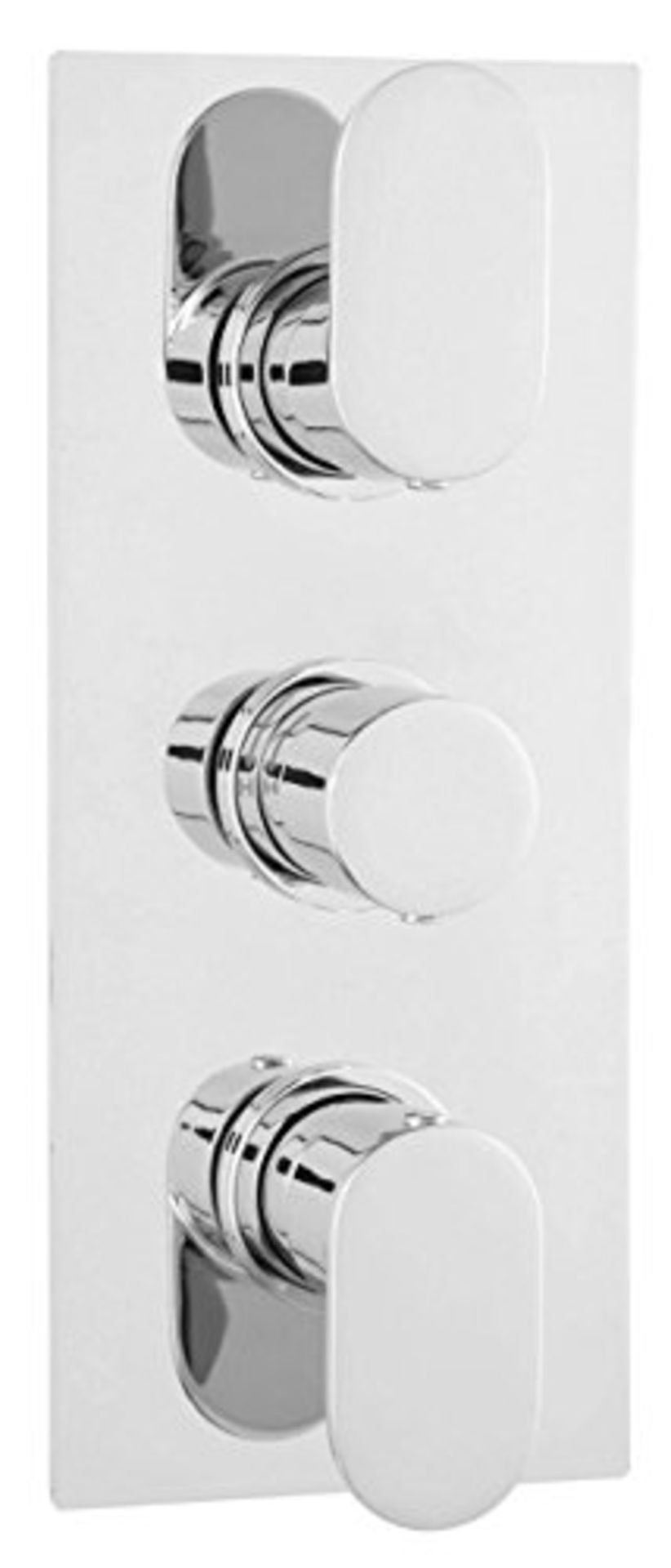 RRP £141.00 Ultra REI3611 Reign Thermostatic Triple Valve - Chrome