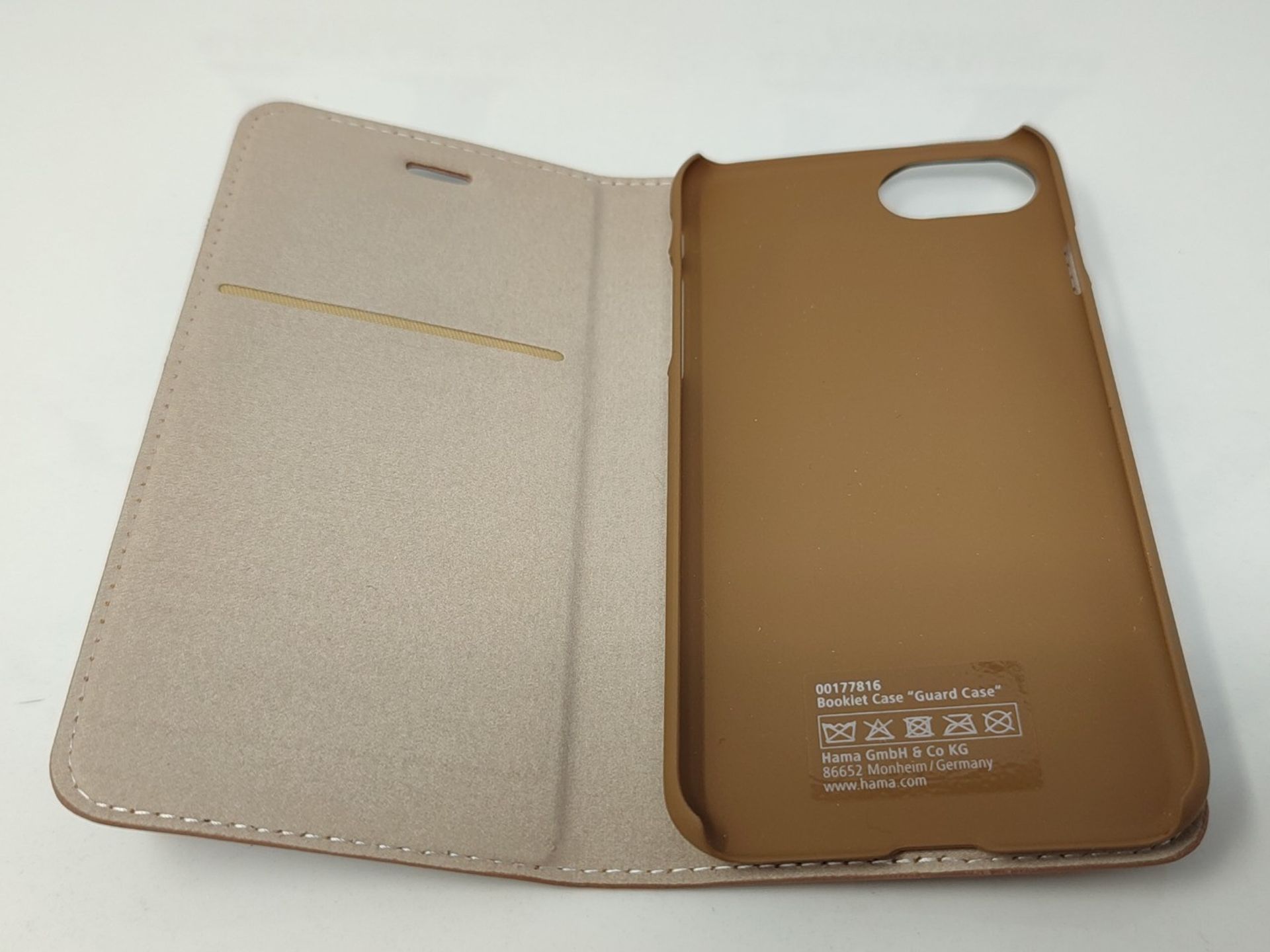 Hama Guard Wallet Case for Apple iPhone 7/8 Brown - Bild 2 aus 3