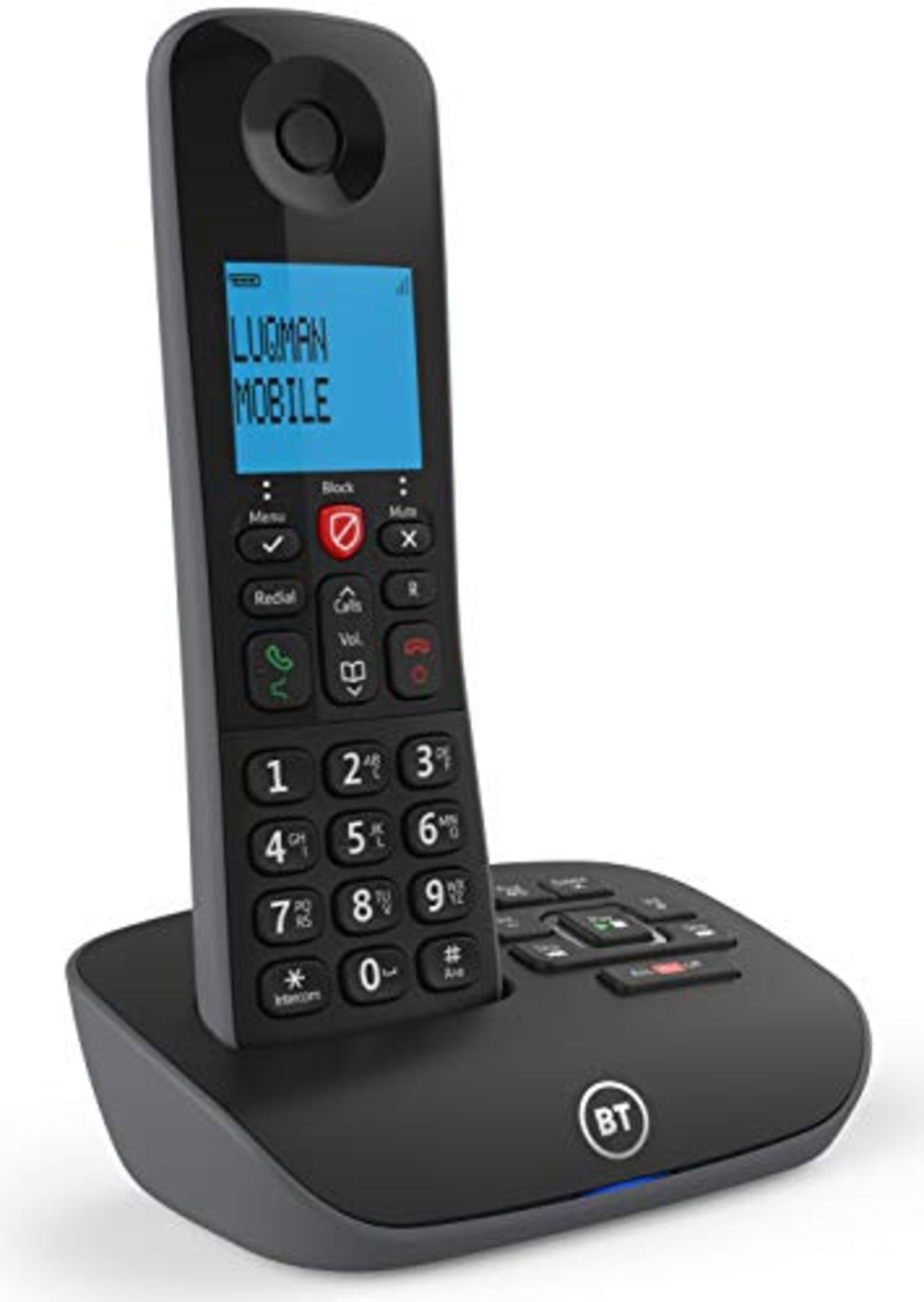 BT Essential Cordless Landline House Phone with Nuisance Call Blocker, Digital Answer