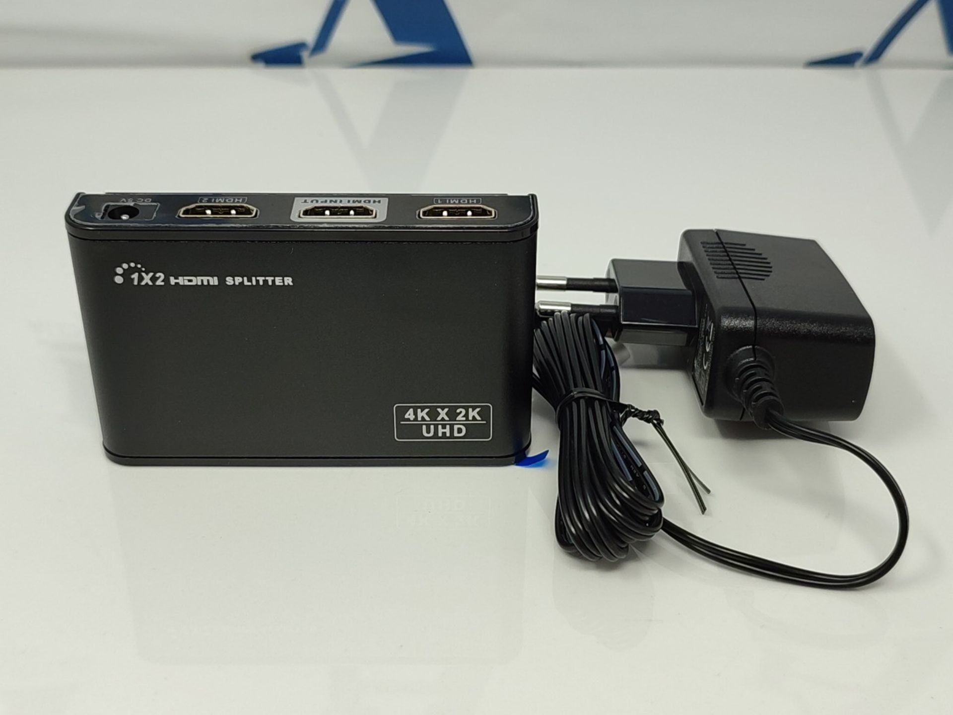 RRP £51.00 Techly IDATA HDMI2-4K2 IDATA-HDMI2-4K2 2 Port HDMI Splitter 3840 x 2160 Pixel Black - Bild 3 aus 3
