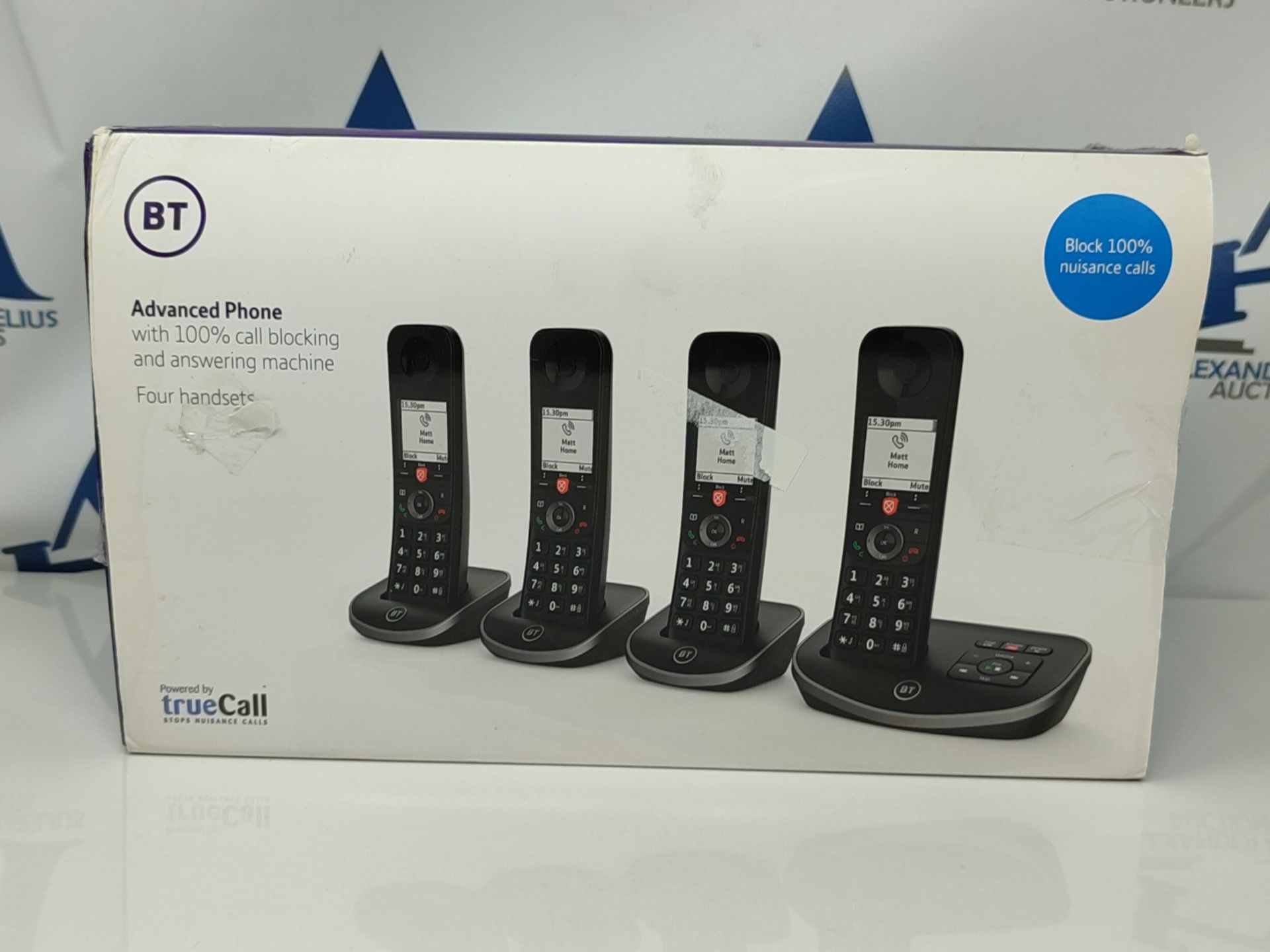 RRP £108.00 BT Advanced Cordless Landline House Phone with 100 Percent Nuisance Call Blocker, Digi - Bild 2 aus 3