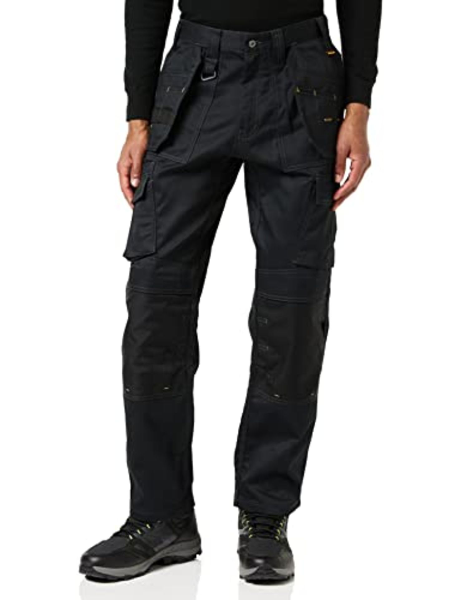 DEWALT Men's Dewalt Men s Pro Tradesman Work Trouser Work Trouser Black 42Waist 29Leg