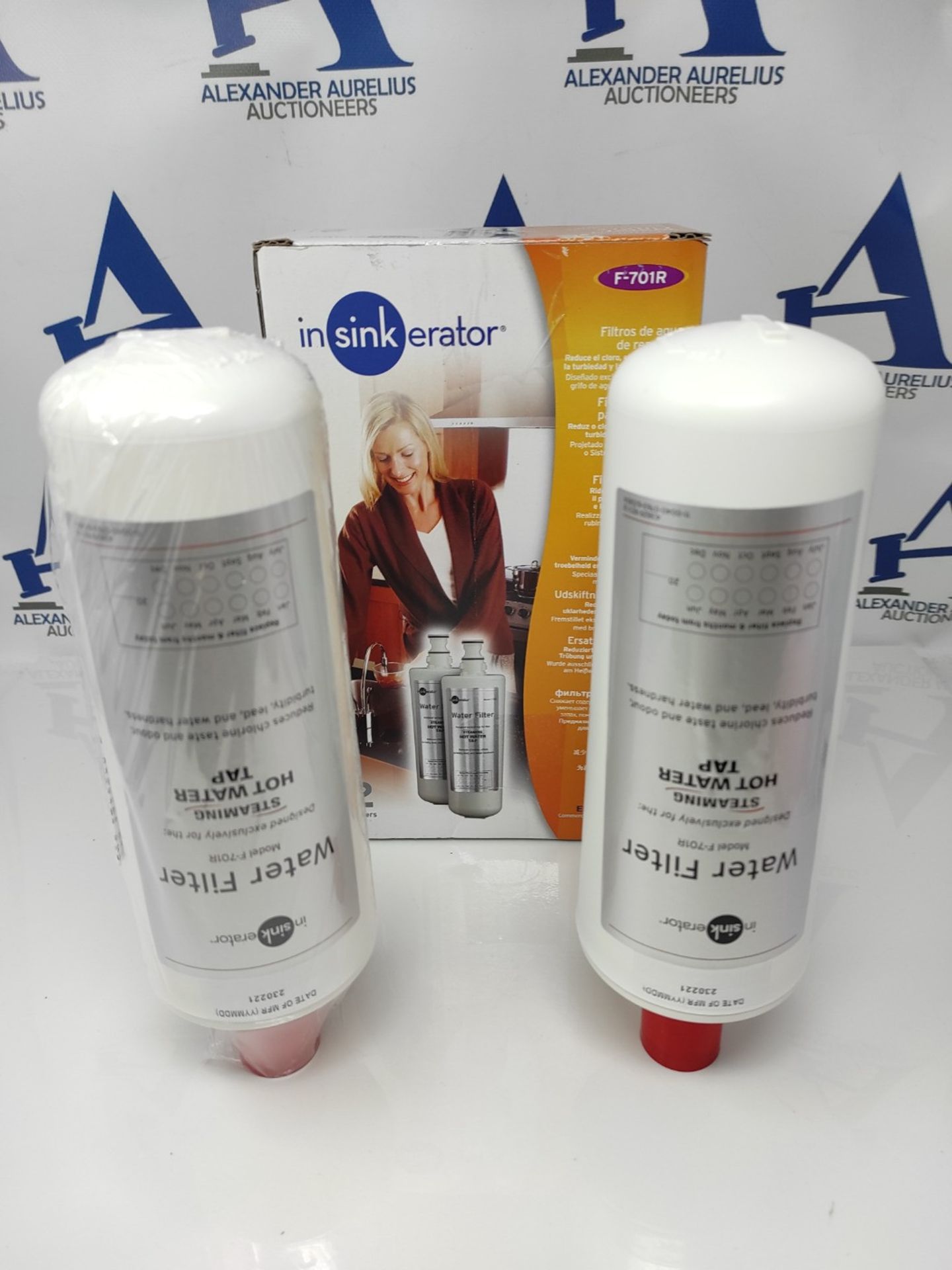 RRP £79.00 InSinkErator 43961 Hard Water Filter F-701R Replacement Filter (Twin Pack) , White - Image 2 of 2