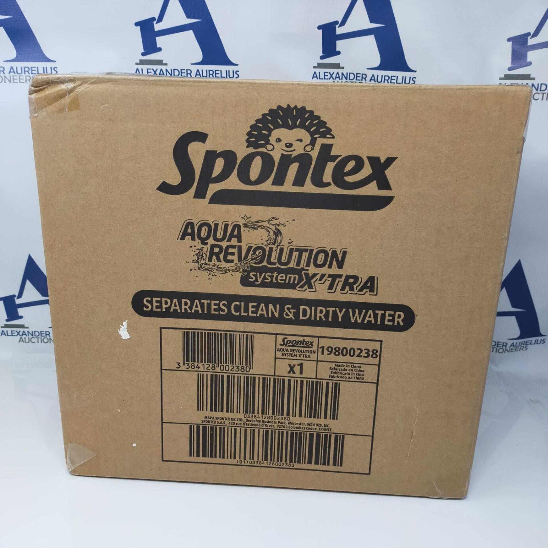 Spontex Aqua Revolution System X'tra Floor Mop and Bucket Set  Separates Clean & Di - Bild 2 aus 3