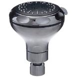 RRP £50.00 Aqualisa cl139 Hydramax Fixed Shower Head ,Black,(125mm x 95mm x 95mm )