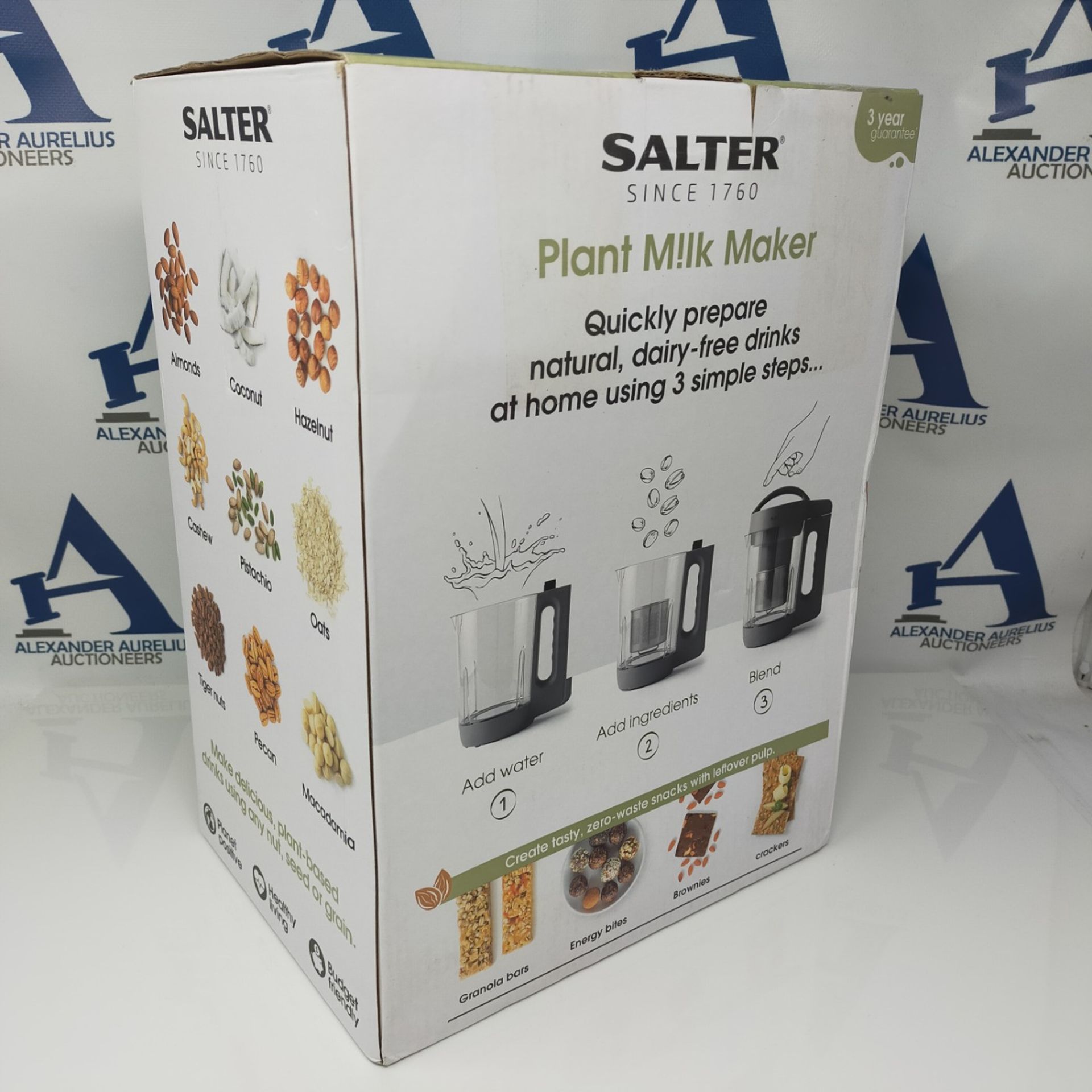 RRP £62.00 Salter EK5258 Plant Milk Maker - Nutrient-Rich Plant & Dairy-Free, 1.6L Vegan Nut Milk - Bild 2 aus 3