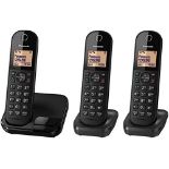 RRP £54.00 Panasonic KX-TGC41 Digital Cordless Phone with Nuisance Call Blocker, speakerphone and