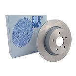 Blue Print ADF124312 Brake Disc Set (2 Brake Disc) rear, full, No. of Holes 5