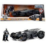 [NEW] Jada Toys 253215000 Batmobile car metal Justice League 1:24 Batman batmovil, Bla