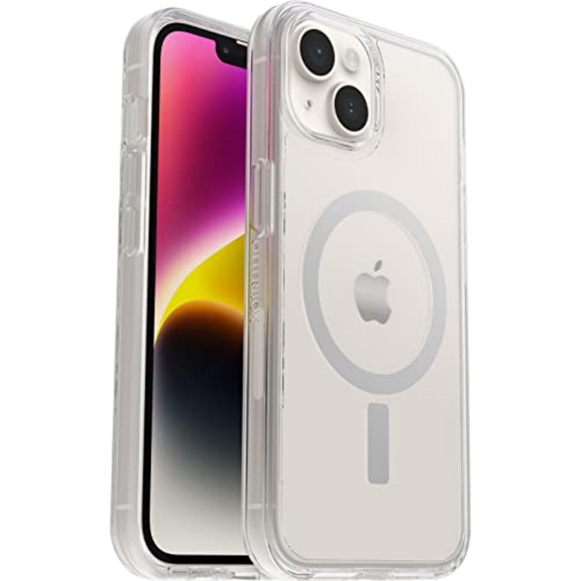 OtterBox Symmetry+ Clear Case for iPhone 14/iPhone 13 for MagSafe, Shockproof, Drop pr