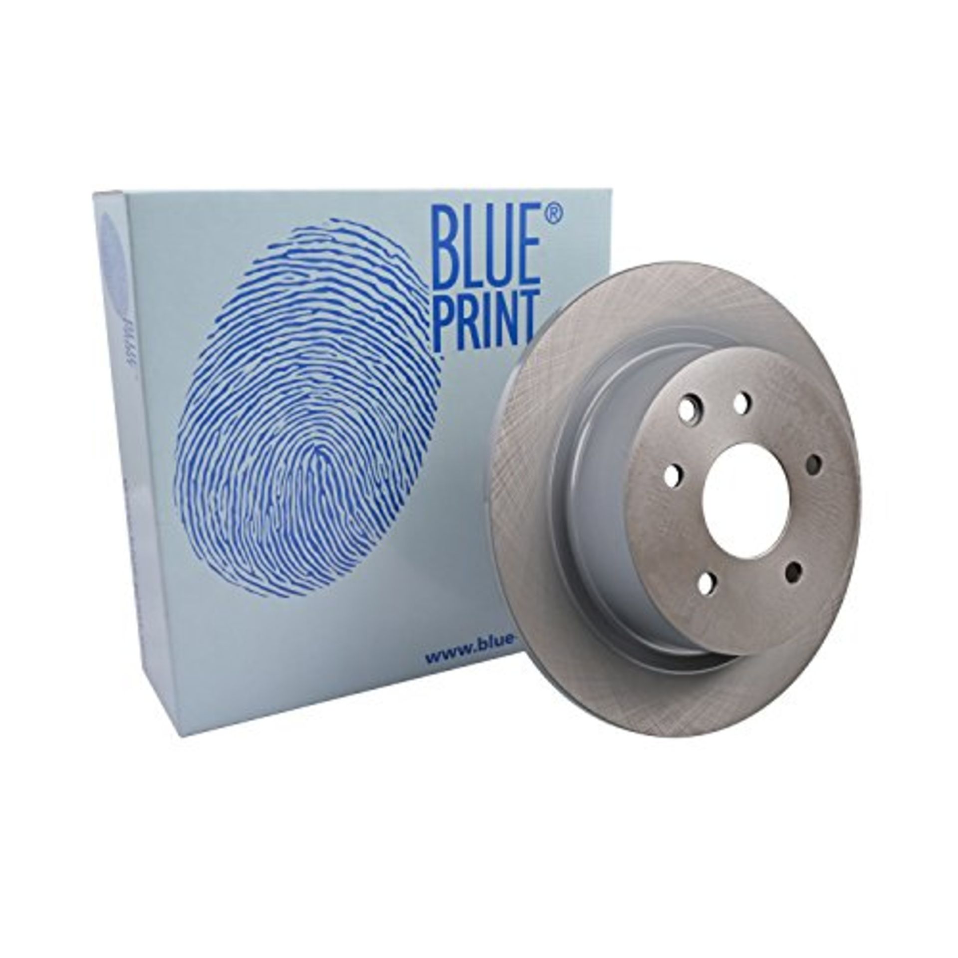 Blue Print ADN143127 Brake Disc Set (2 Brake Disc) rear, full, No. of Holes 5