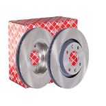 RRP £50.00 febi bilstein 21120 Brake Disc Set (2 Brake Disc) front, internally ventilated, No. of