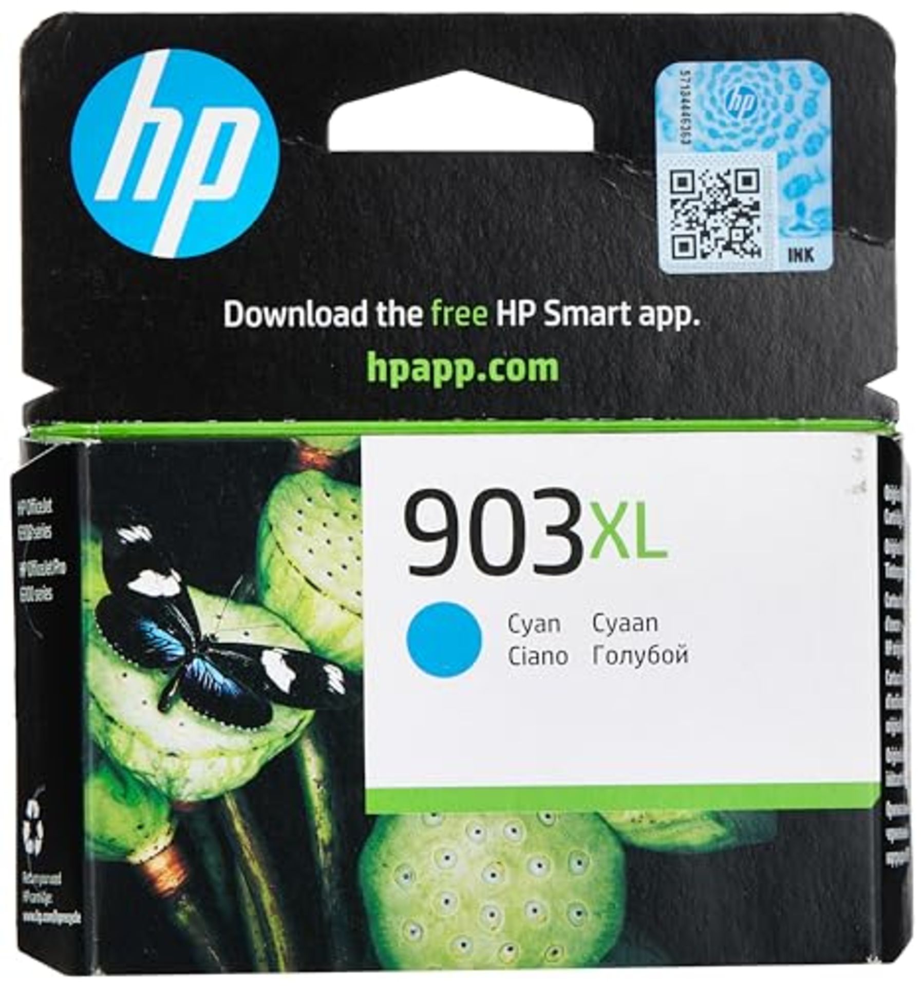 [NEW] HP T6M03AE 903XL High Yield Original Ink Cartridge, Cyan, Single Pack