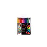 [NEW] POSCA PC-1MR Permanent Marker Paint Pens. Ultra Fine Tip for Art & Crafts. Multi