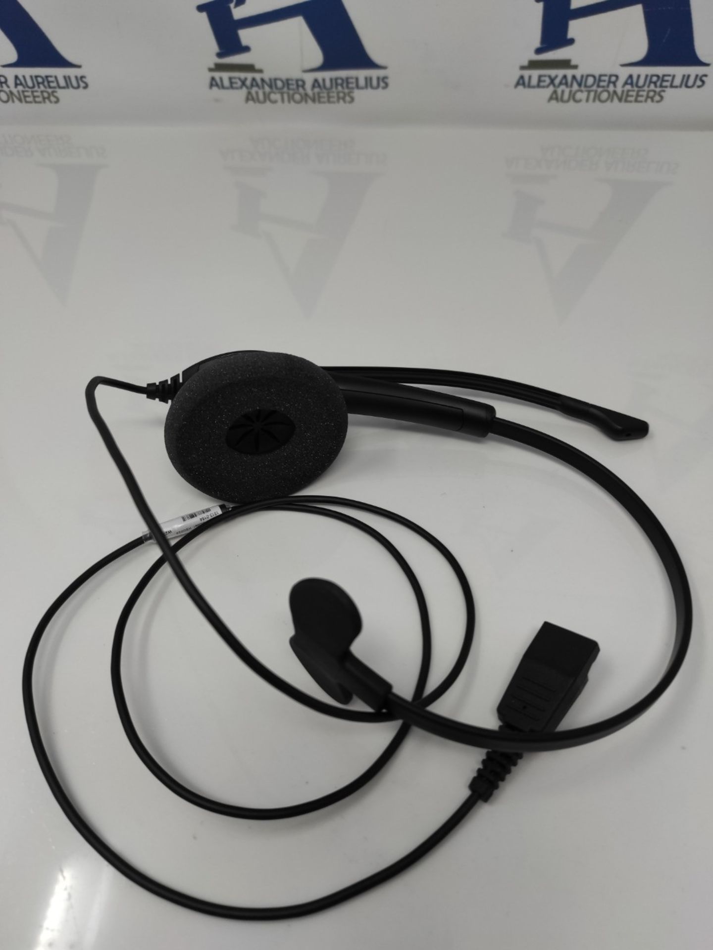 Jabra Biz 1500 Quick Disconnect On-Ear Mono Headset - Corded Headphone with Noise-canc - Image 2 of 2