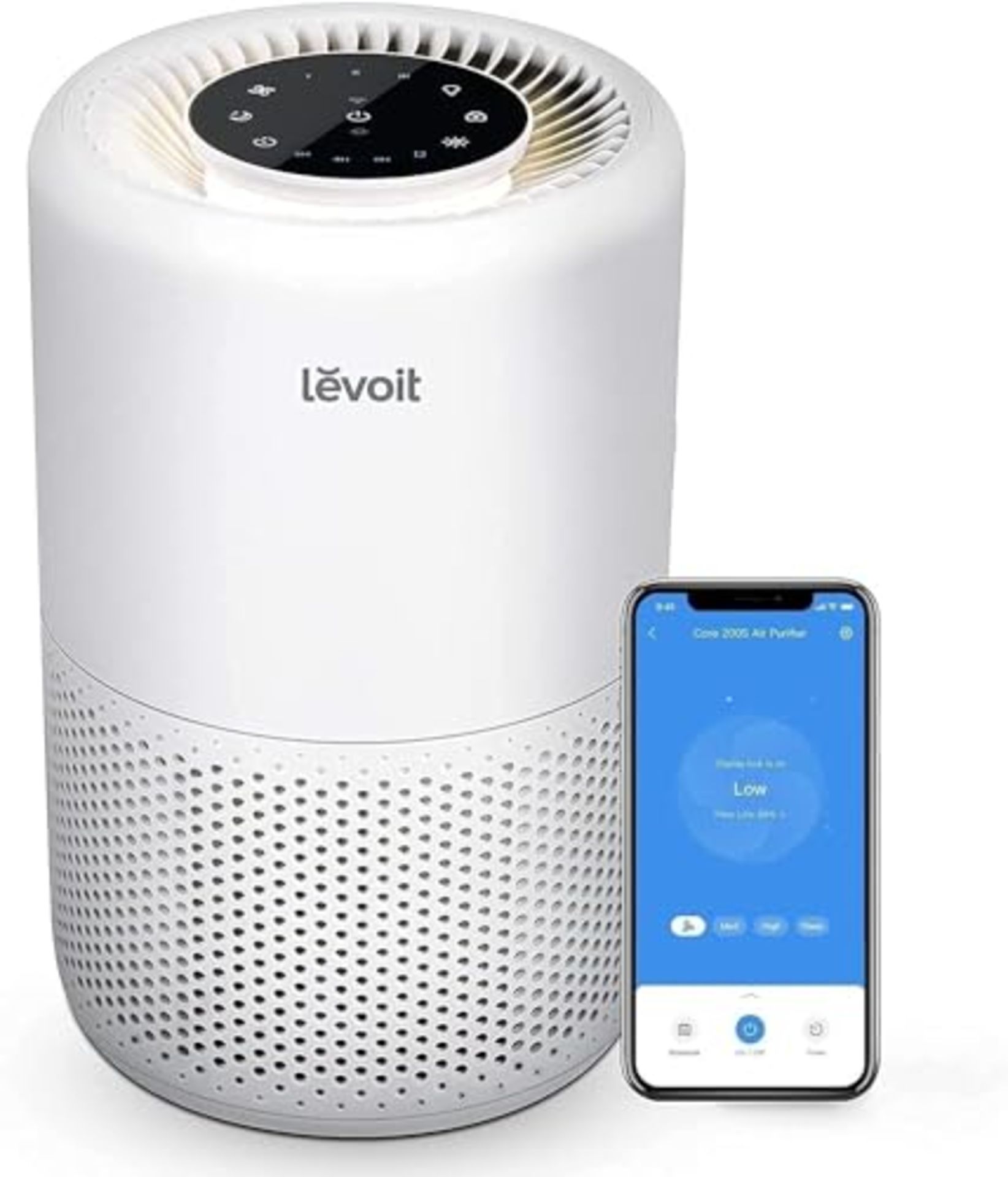 RRP £89.00 LEVOIT Smart WiFi Air Purifier for Home, Alexa Enabled H13 HEPA Filter, CADR 170m³/h,