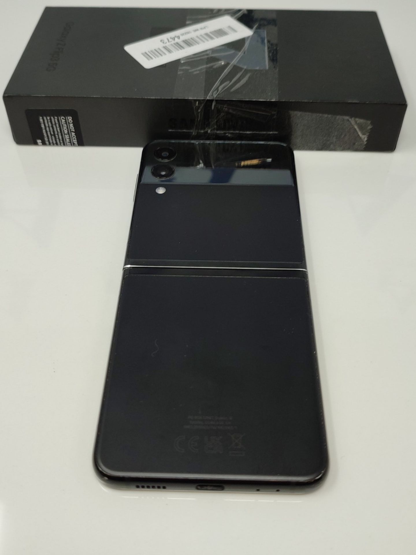 RRP £948.00 Samsung Galaxy Z Flip3 5G Smartphone Sim Free Android Folding phone 128GB Black (UK Ve - Bild 3 aus 3