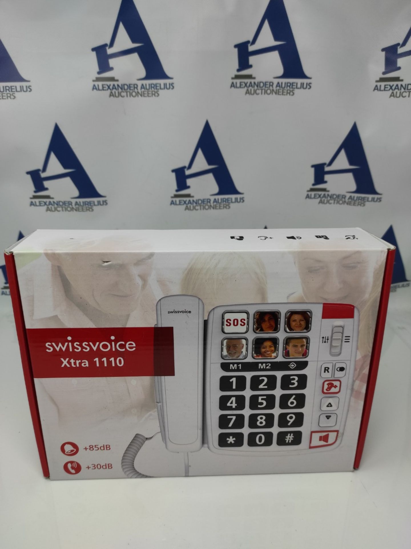 [NEW] SWISSVOICE Xtra 1110 - Big Button Phone for Elderly - Phones for Hard of Hearing - Bild 2 aus 2