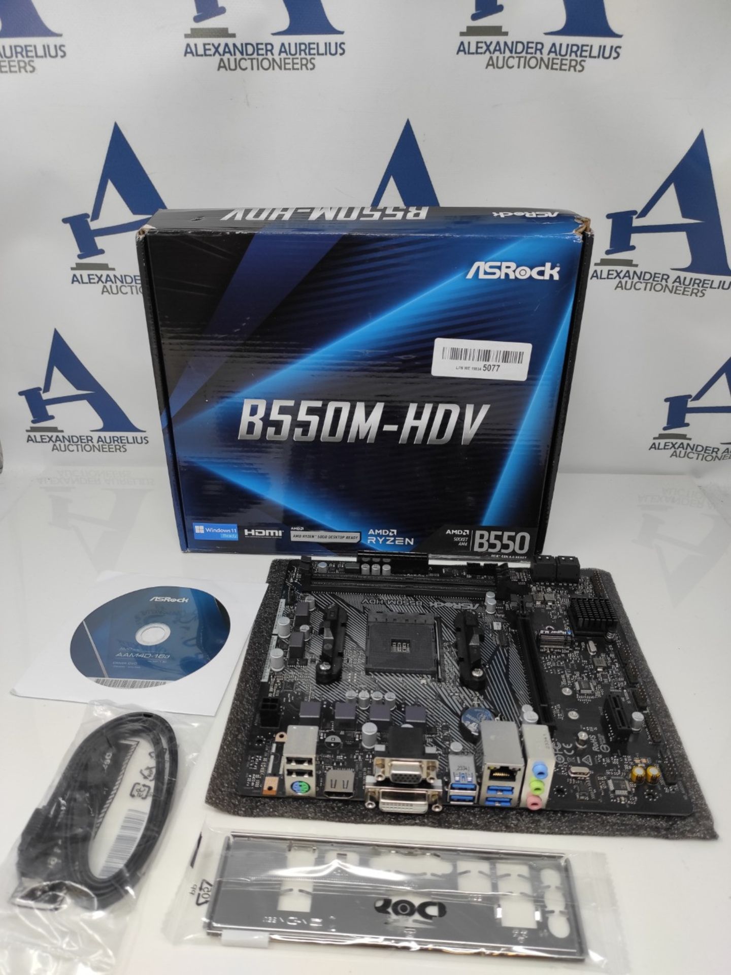 RRP £79.00 Asrock B550M-HDV AMD B550 Emplacement AM4 micro ATX - Bild 2 aus 3