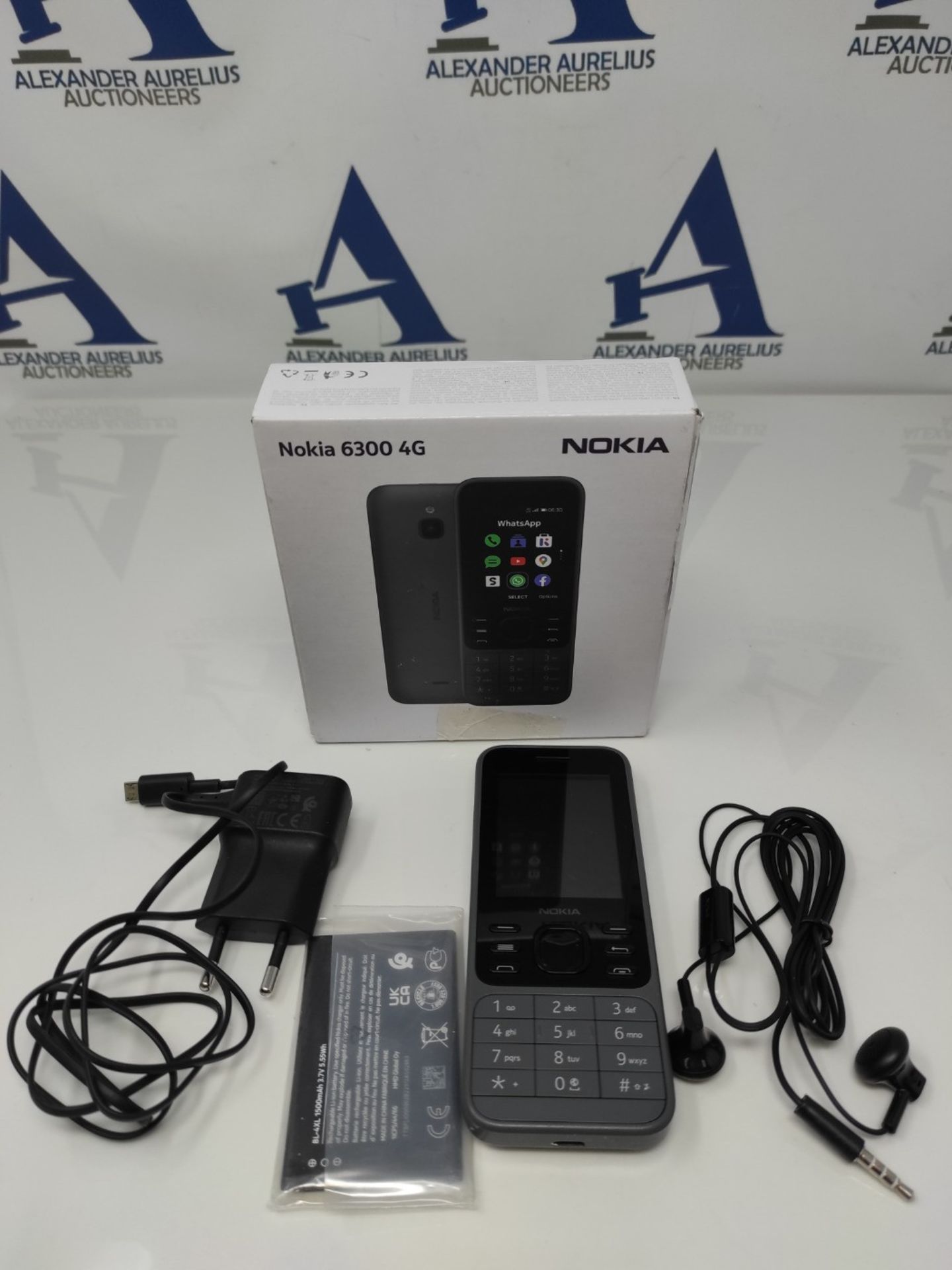 RRP £72.00 Nokia 6300 4G - Mobile Phone, Charcoal - Bild 2 aus 2