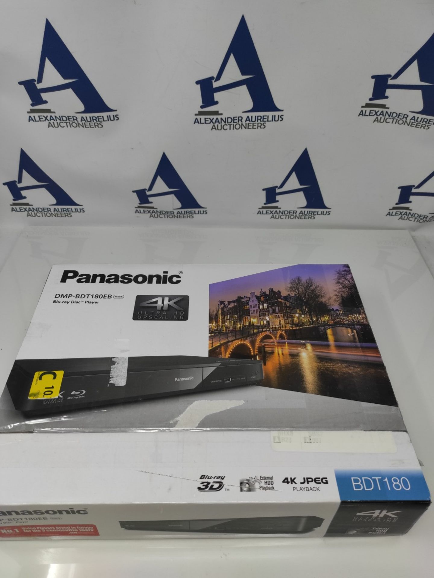 RRP £82.00 [NEW] Panasonic DMP-BDT180EB 3D Smart Blu-Ray Player - Black, USB, Ethernet - Bild 2 aus 2