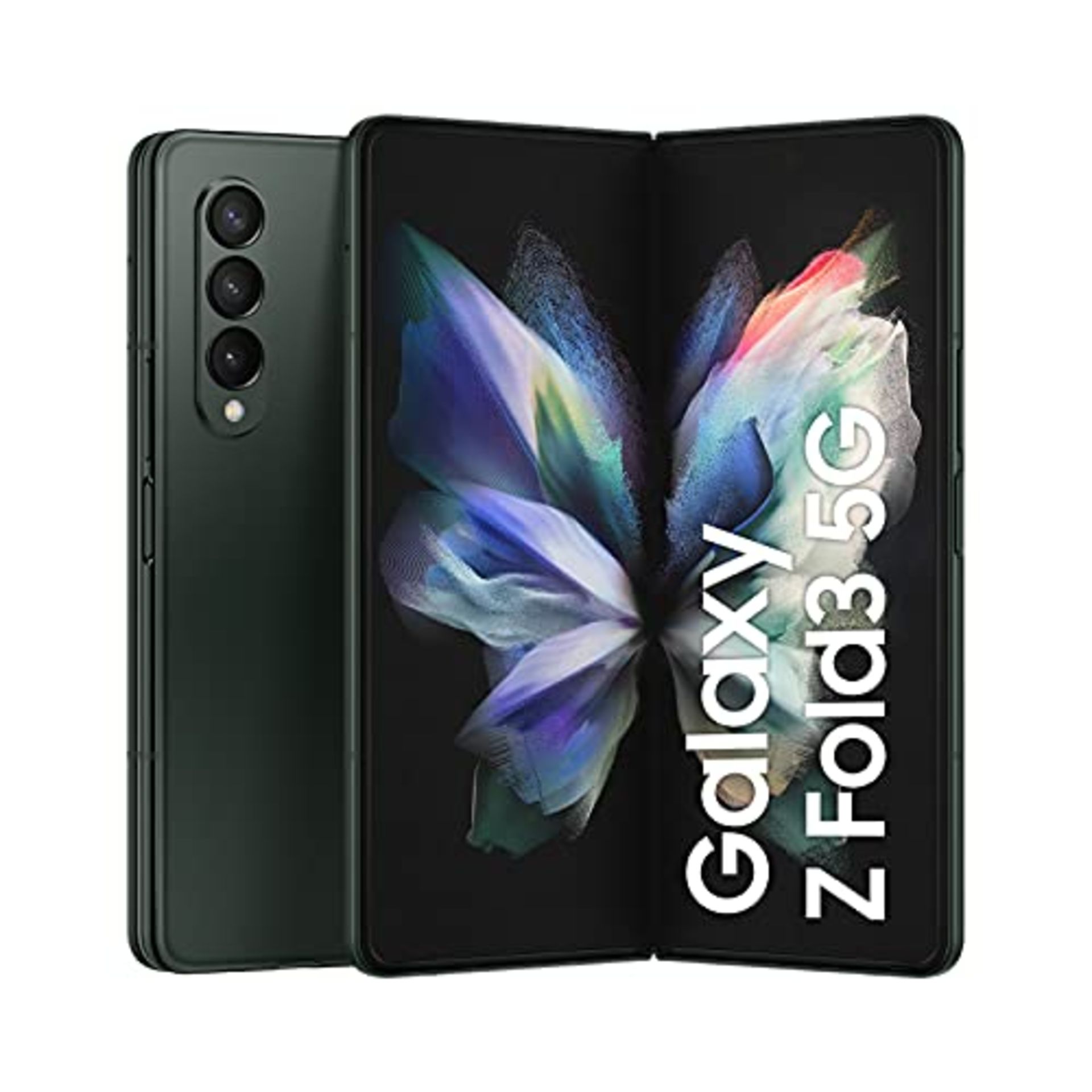 RRP £1733.00 Samsung Galaxy Z Fold3 5G Mobile Phone SIM Free Android Folding Smartphone 512GB Phant