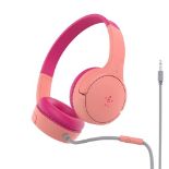 Belkin SoundForm Mini Wired On-Ear Headphones for Kids, Over-Ear Headset for Children