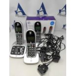 RRP £60.00 BT 4600 Trio Big Button Digital Cordless Answerphone with Advanced Call Blocking (Rene
