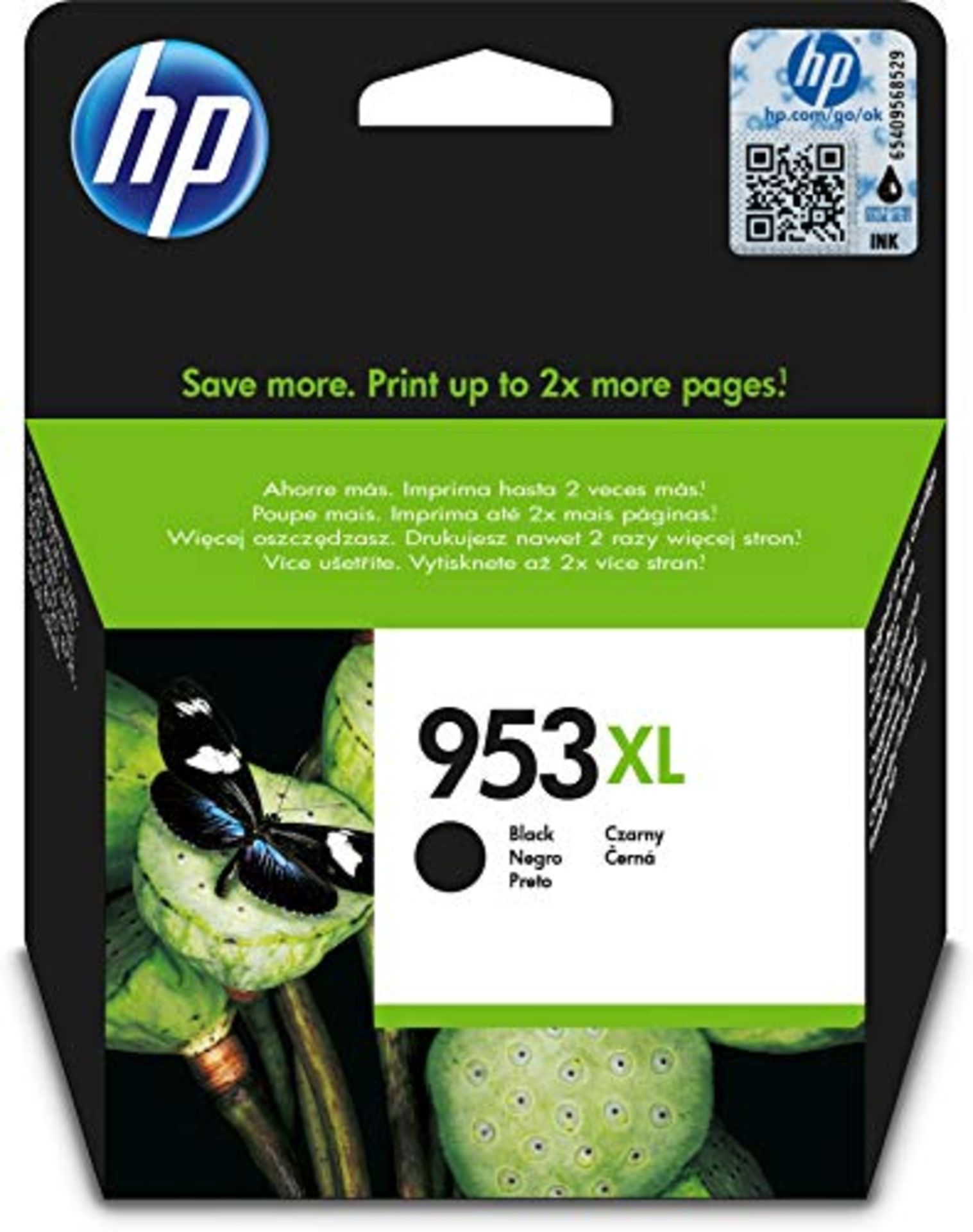 HP L0S70AE 953XL High Yield Original Ink Cartridge, Black, Single Pack