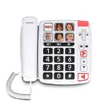 SWISSVOICE Xtra 1110 - Big Button Phone for Elderly - Phones for Hard of Hearing - Dem