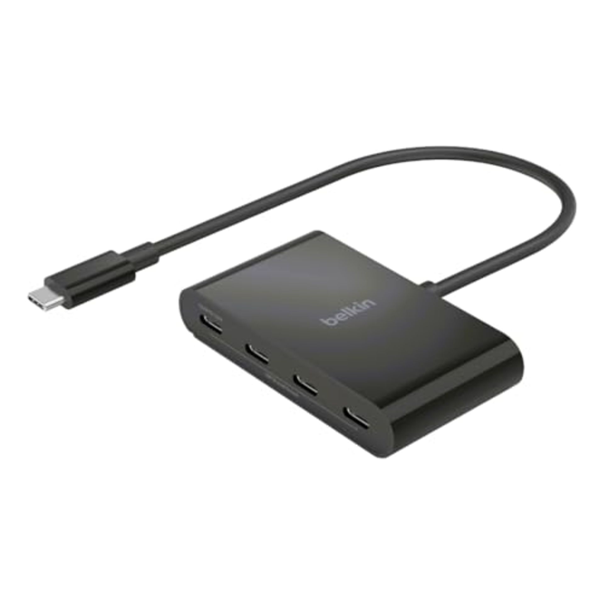 Belkin CONNECT USB-C"! to 4-Port USB-C Hub, Multiport Adapter Dongle with 4 USB-C 3.2