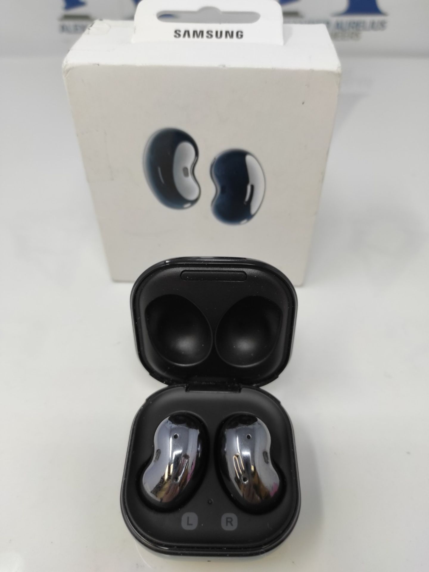 RRP £66.00 [INCOMPLETE] Samsung Galaxy Buds Live Wireless Earphones, Mystic Black (UK Version) - Image 2 of 2