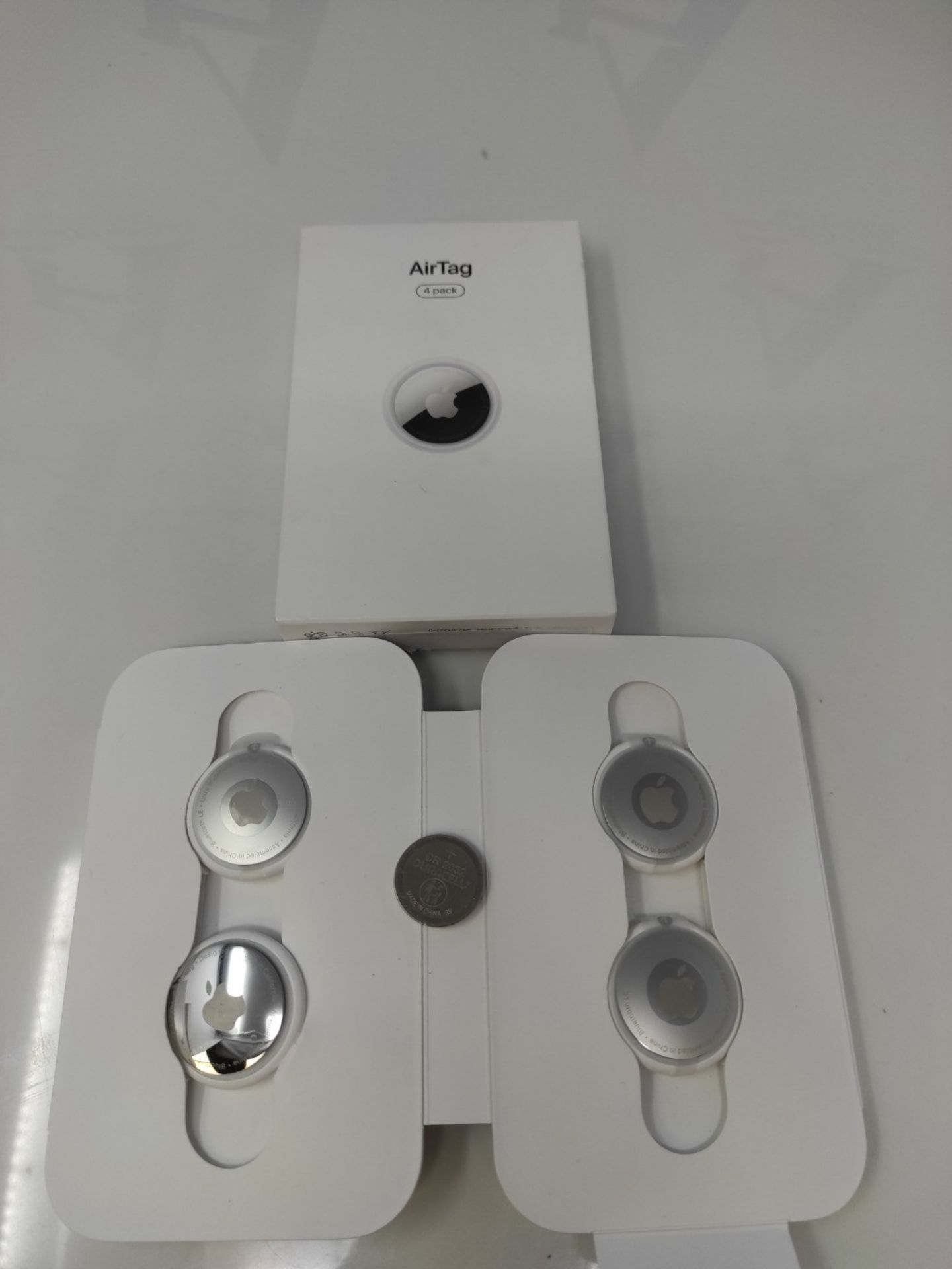 RRP £94.00 Apple AirTag (4 pack). Track and find your keys, wallet, luggage, backpack and more. S - Image 2 of 2
