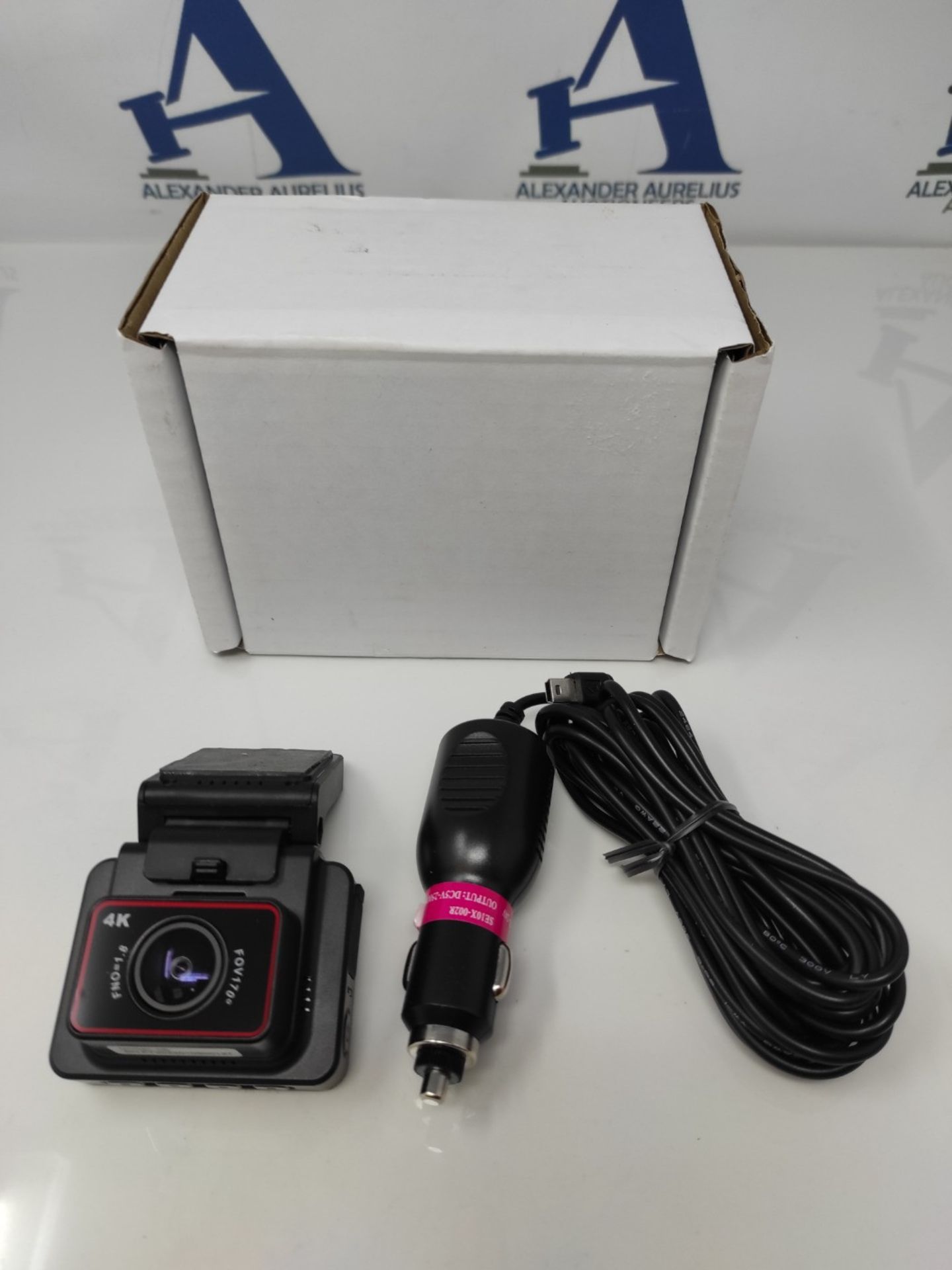 RRP £95.00 Kingslim D5 4K Dash Cam Front with WiFi - 2160P UHD Car Camera Dash Cam with GPS and S - Image 2 of 2