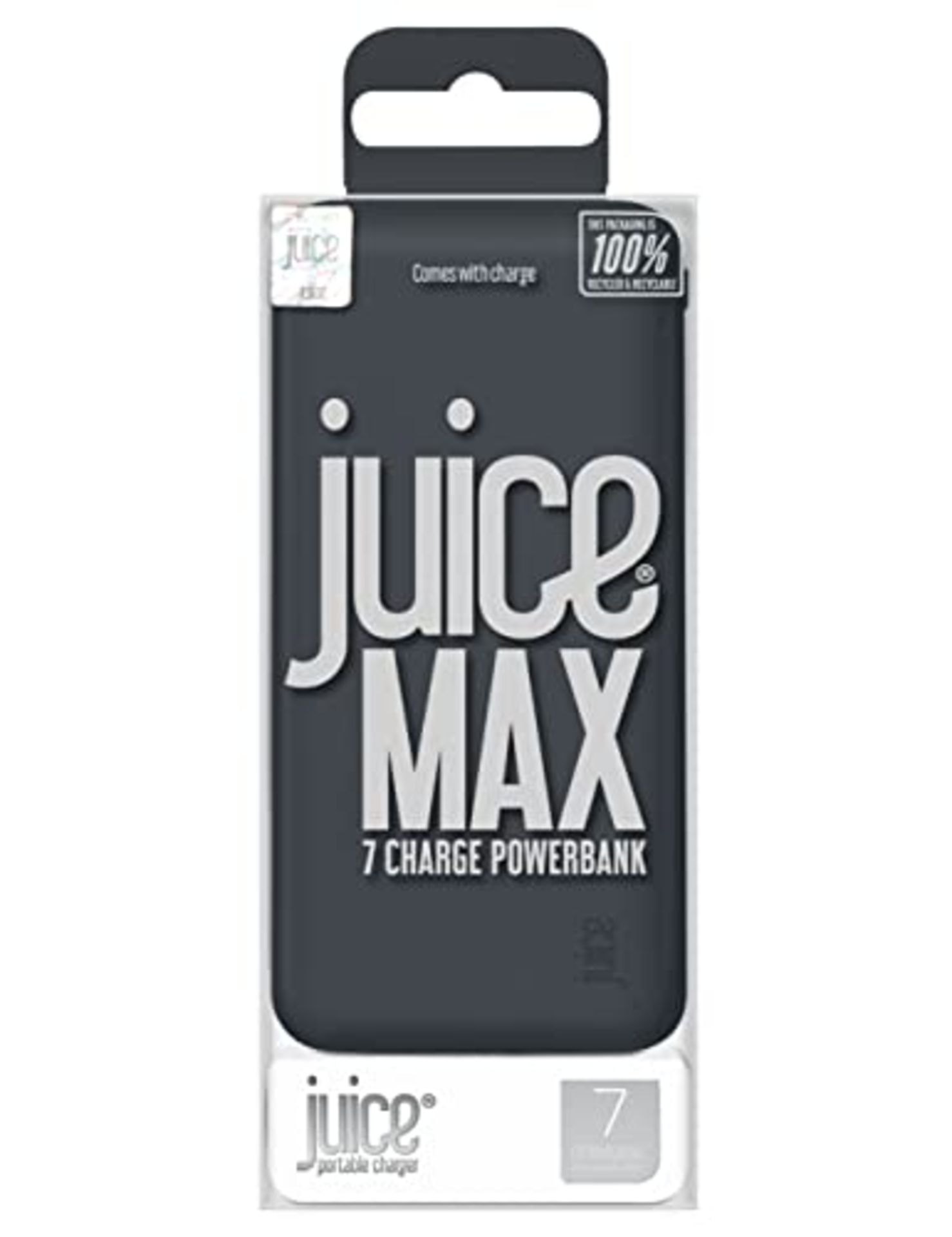 Juice MAX 7 Charges Power Bank | 20,000mAh 20W PD Portable Charger | Universal Compati