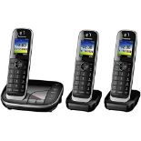 RRP £95.00 Panasonic KX-TGJ323EB Trio Handset Cordless Home Phone with Nuisance Call Blocker and