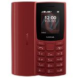 Nokia 105 2G Feature Phone with long-lasting battery, 12 hours of talk-time, wireless