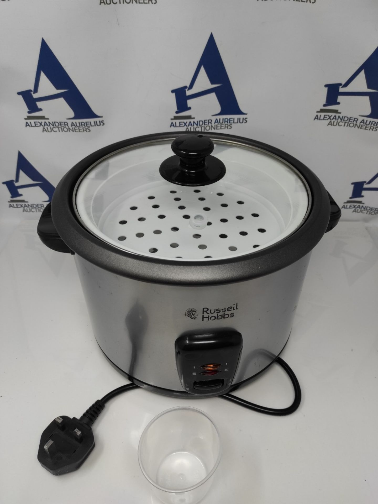 Russell Hobbs Electric Rice Cooker & Steamer - 1.8L (10 cup) Keep warm function, Remov - Image 2 of 2