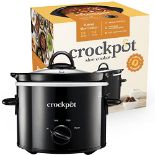 Crockpot Slow Cooker | Removable Easy-Clean Ceramic Bowl | 1.8 L Small Slow Cooker (Se