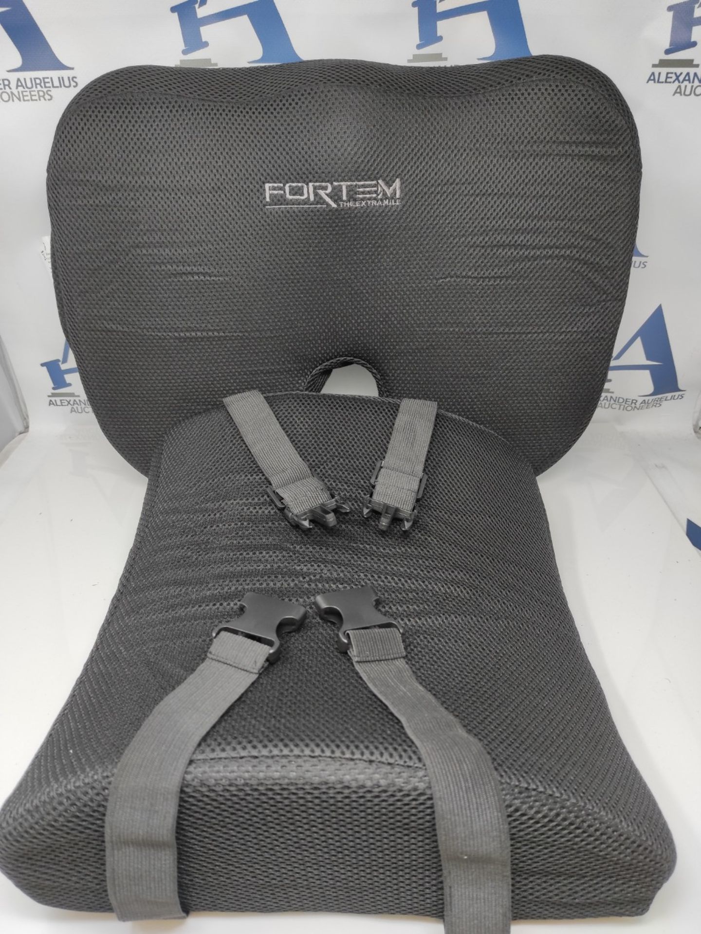 FORTEM Chair Seat Cushion for Office Chair, Lumbar Support Pillow, Car Seat Cushion, B