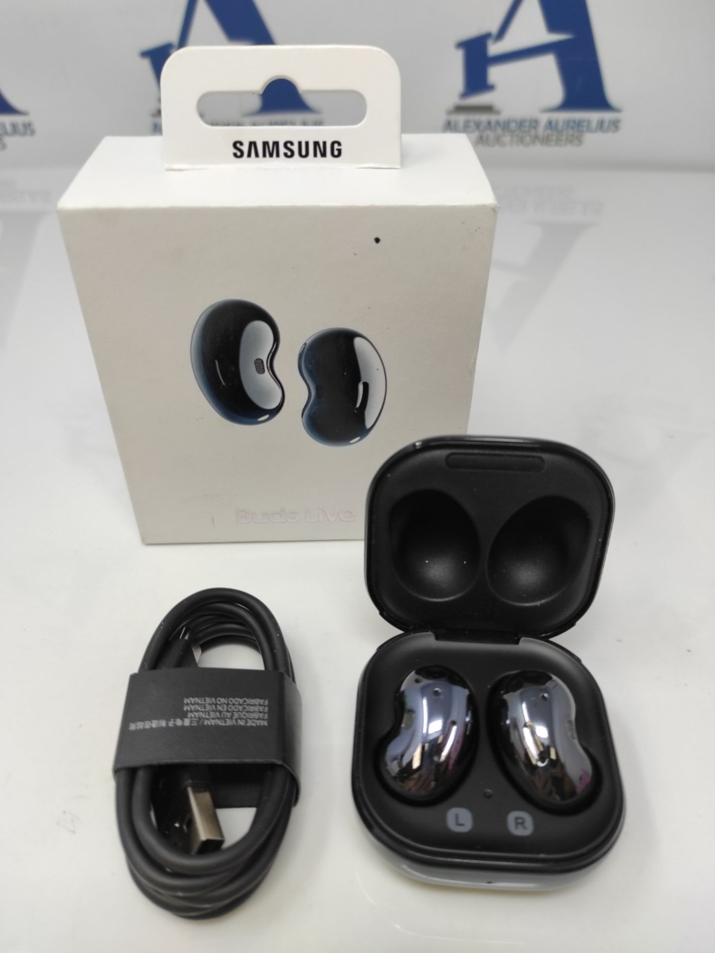 RRP £66.00 Samsung Galaxy Buds Live Wireless Earphones, Mystic Black (UK Version) - Bild 2 aus 2