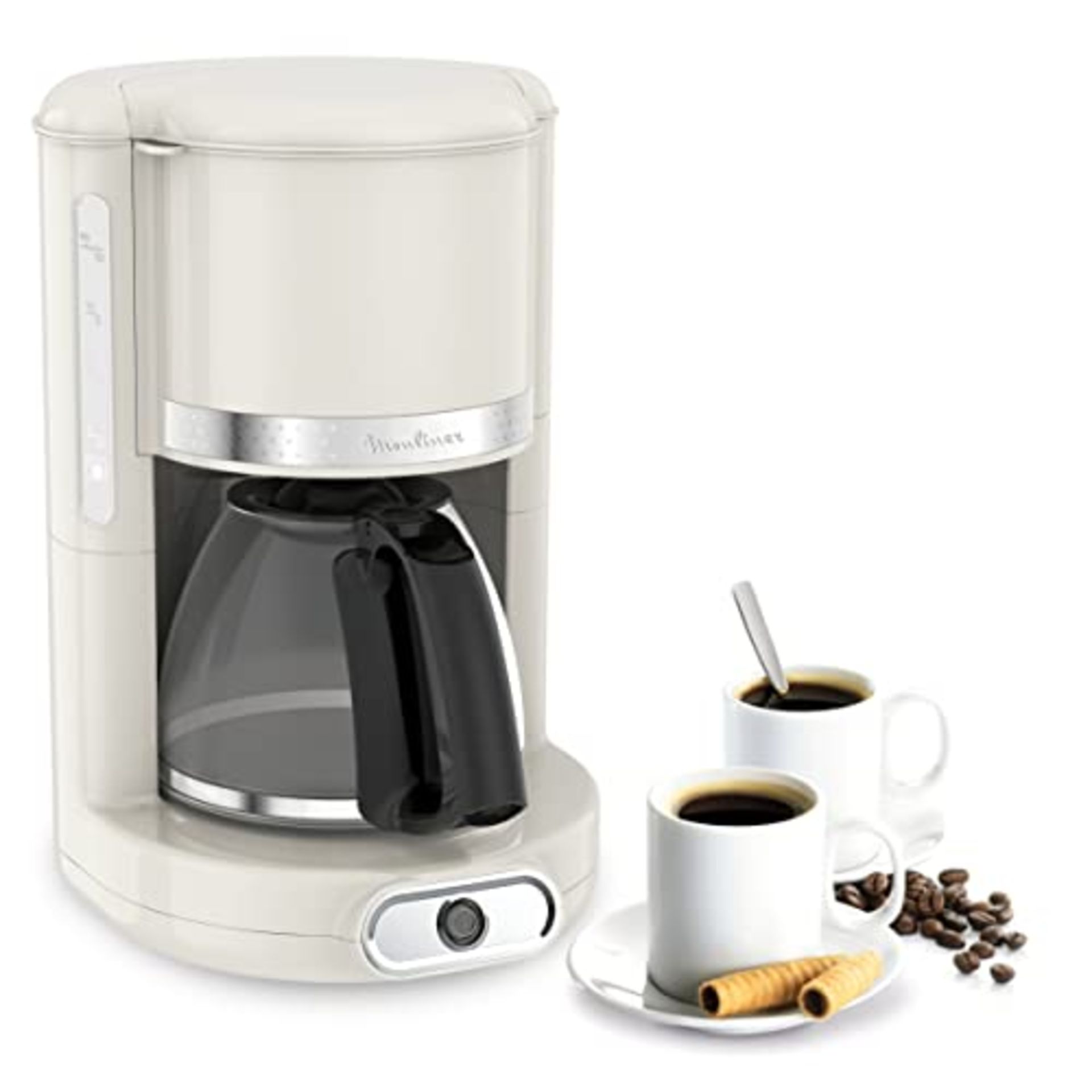 Moulinex FG381 FCM Soleil, Macchina da Caffè Americano, Capacità di 1,25 L fino a 15