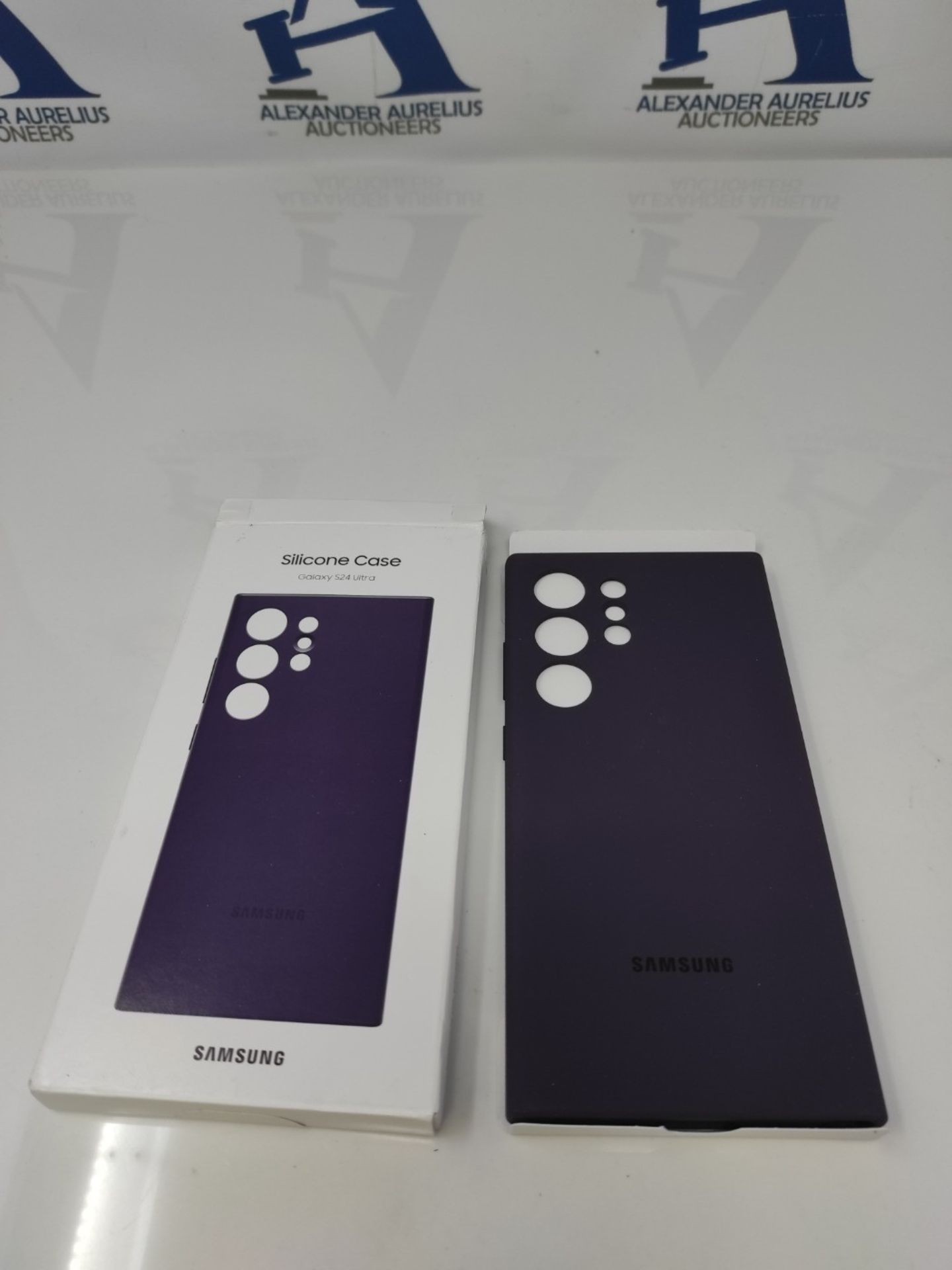 Samsung Galaxy Official S24 Ultra Silicone Case, Dark Violet - Image 2 of 2