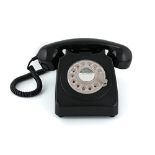 GPO 746 Rotary 1970s-Style Retro Landline Telephone, Classic Telephone with Ringer On/