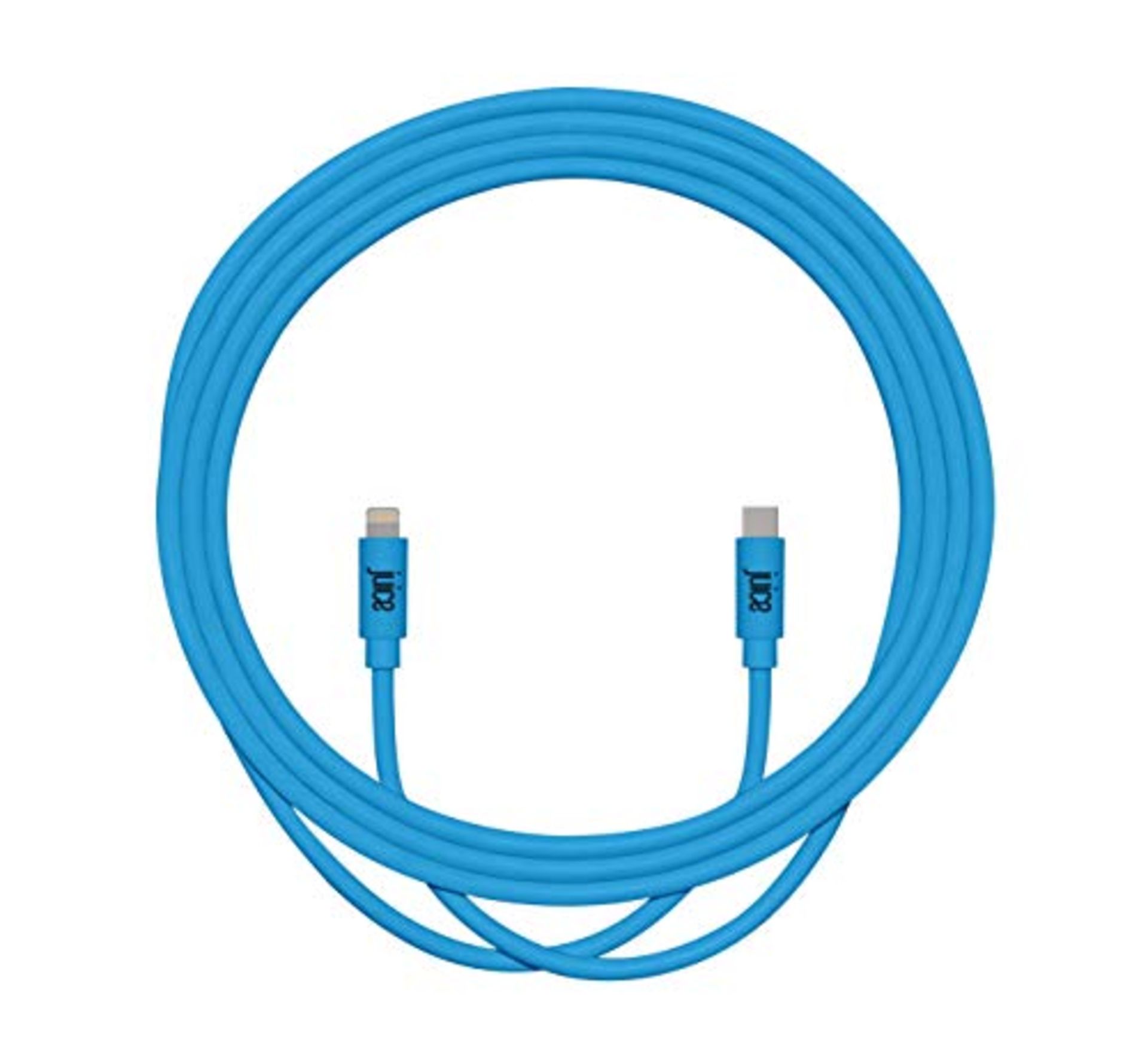 Juice Apple Lightning and USB Type C Charge and Sync Cable, 2m, Blue