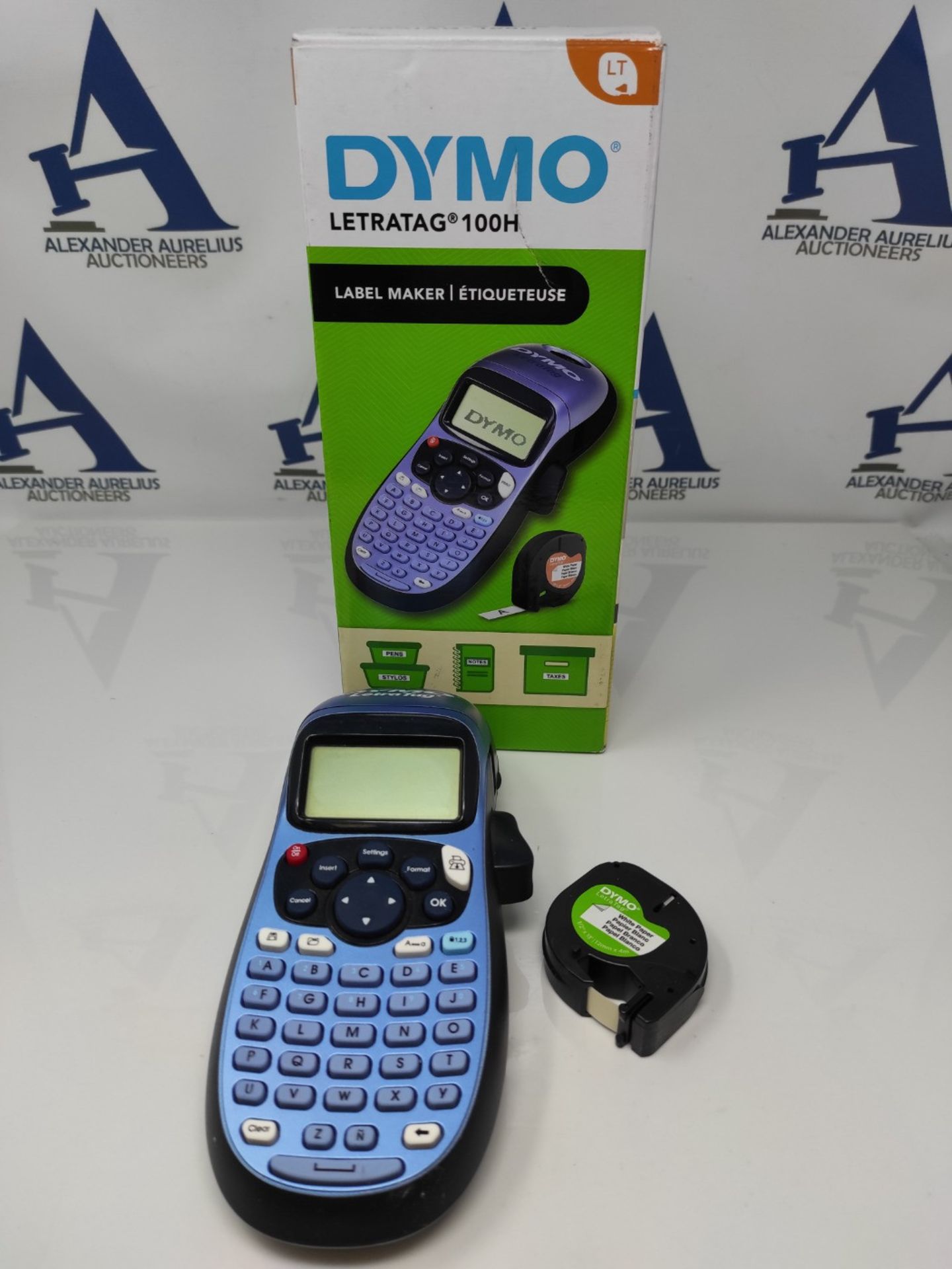 Dymo LetraTag LT-100H Handheld Label Maker | ABC Keyboard Label Printer with Easy-to-U - Bild 2 aus 2