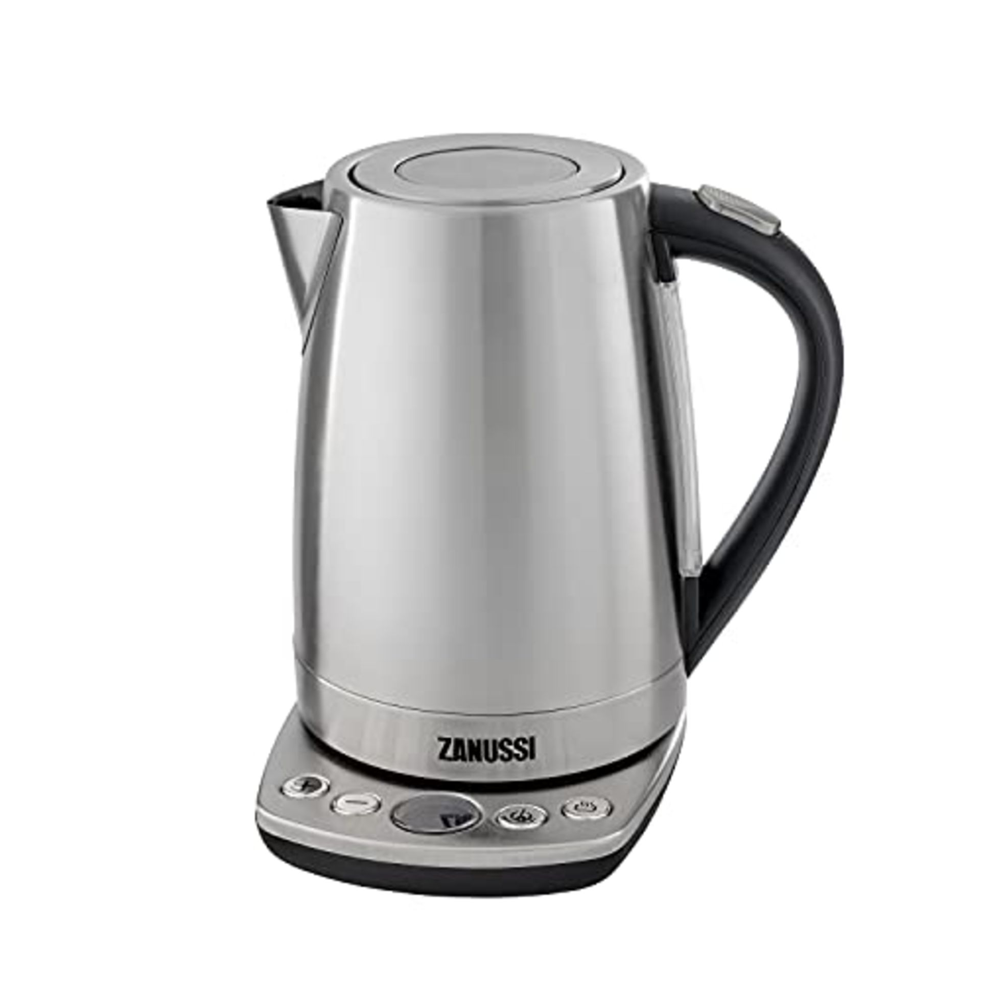 Zanussi ZEK-1295D Digital Cordless Kettle LED Display - Stainless Steel