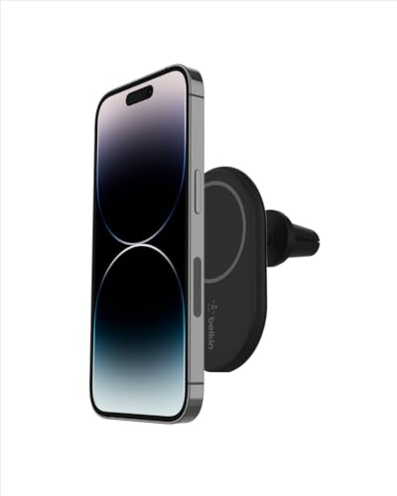 Belkin BoostCharge Wireless Charger, Magnetic Car Charger, Phone Mount Holder Compatib